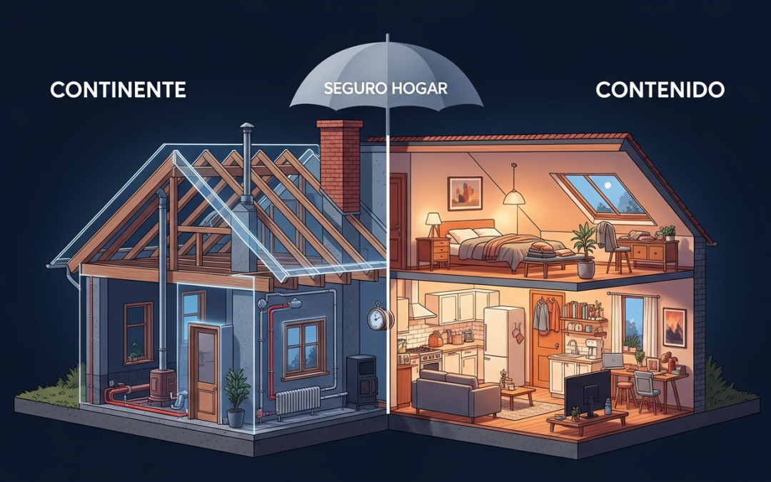 Diferencias entre continente y contenido en tu seguro de hogar